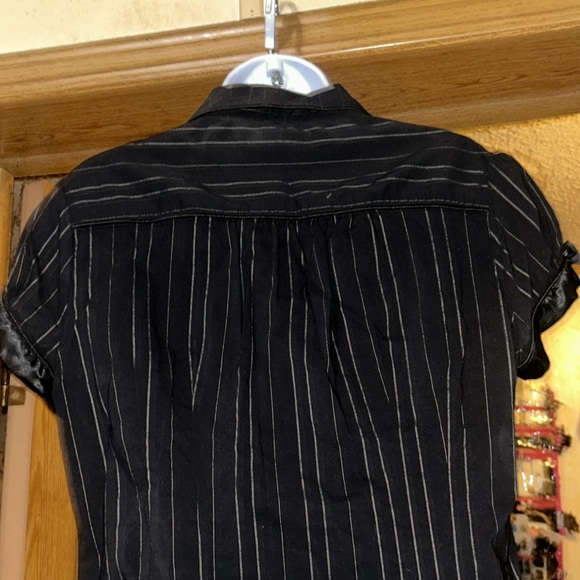 Rampage Button Up Blouse with Silk Accents (Vintage) - Picture 10 of 12